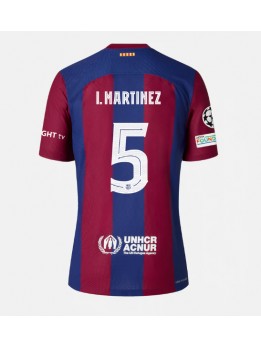 Barcelona Inigo Martinez #5 Replika Hemmakläder 2023-24 Kortärmad